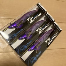 Crazy Ocean Tip Runner No. 3.5 30g Set of 3 Purple/Purple Un