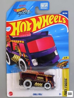 Hot Wheels Fast Foodie 1/64 Chill Mill lila/rot/gold Miniatur Auto