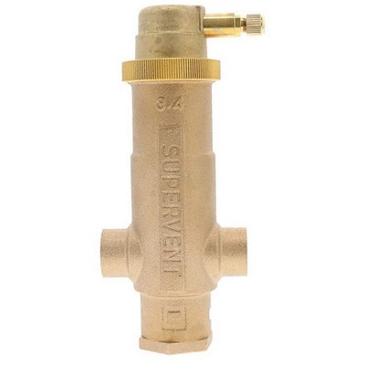 RESIDEO PV075S/U Air Eliminator,Bronze,239F,125psi,Water 2RB54