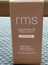 RMS Beauty SuperNatural Radiance Serum SPF 30 Medium Aura EXP 08/2025 *New