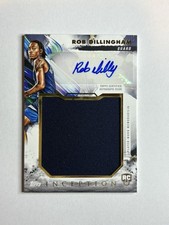 Rob Dillingham 2025 Topps Inception Rookie Jumbo Relic Auto #RJR-RD Timberwolves