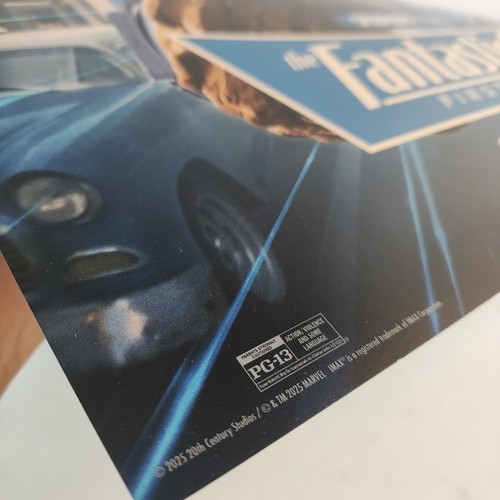Fantastic Four: First Steps IMAX Poster Marvel Fan Event Limited Edition Cinema - Picture 7 of 7
