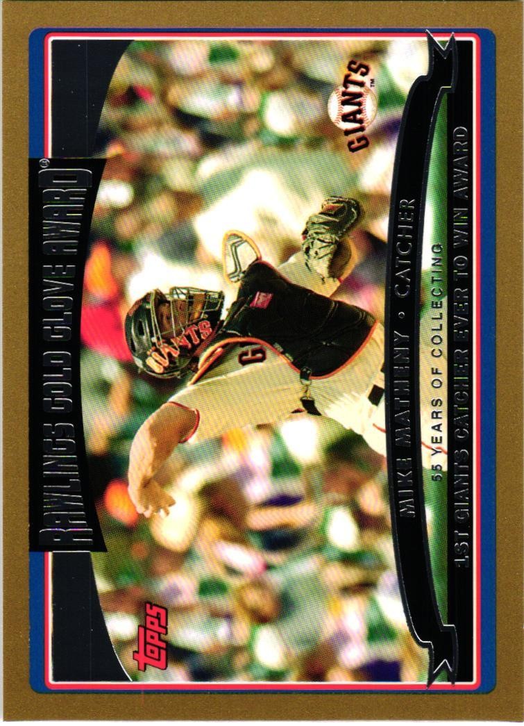 2006 Topps #252 Mike Matheny Gold 1234/2006