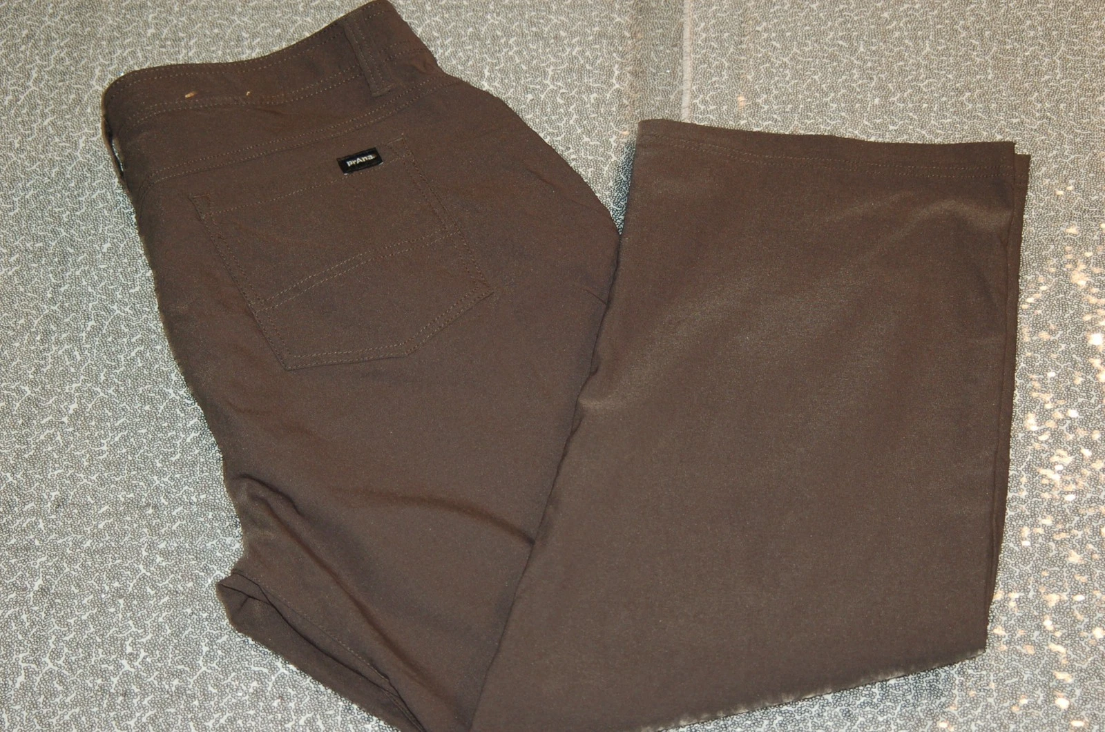Prana Brion II Pants Men 38x28 Dark Iron Gray Standard Fit Straight Leg