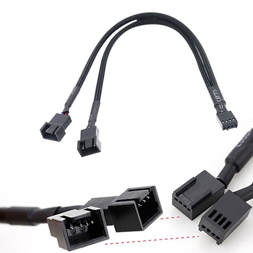 4-Pin PWM Fan Splitter Hub Cable for Motherboard and CPU PC Case Fan9235 - Afbeelding 5 van 8