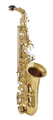 Altsaxophon goldlackiert Belcanto X-Serie mit Etui & Fis-Klappe hochwertig
