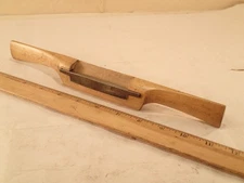 Vintage Wm. JOHNSON, NEWARK, NJ, Beech Adjustable Spoke Shave, 3" Blade