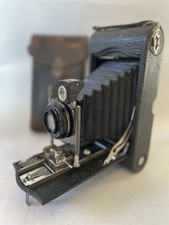 Vintage Kodak No 3A Model C Autographic Folding Bellows Camera Case 170mm F 7.7