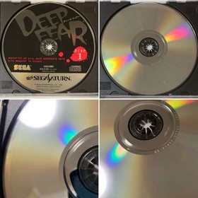 SEGA SATURN SS DEEP FEAR Japanese Horror Video Game Tested with Manual USED