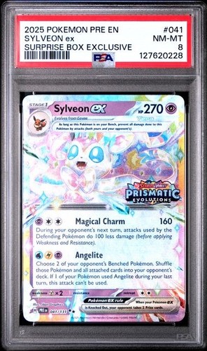 Sylveon ex graded PSA 8 for sale on eBay