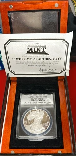 3 way cert 2010 W Perfect PF70 Cameo Cherry Gift Bx Eagle 1oz Stupendous Free SH