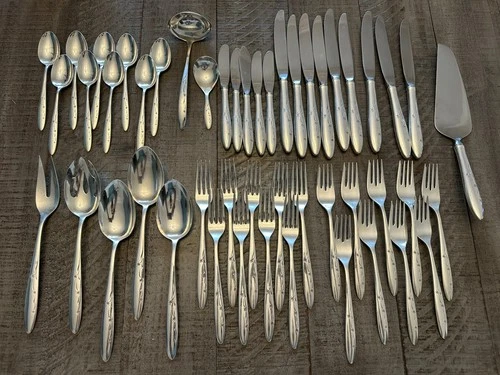 Gorham Celeste Sterling Silver 49 Piece Flatware  Set 50.926 Troy ounces .925
