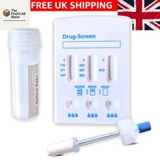 Discreet 7-in-1 Saliva Drug Testing Kit - Fast Results for Home & Office Use