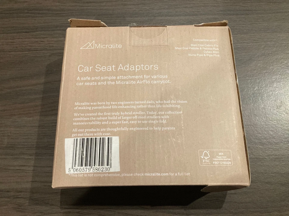 Адаптеры для автомобильных сидений Micralite - Изображение 2 из 4