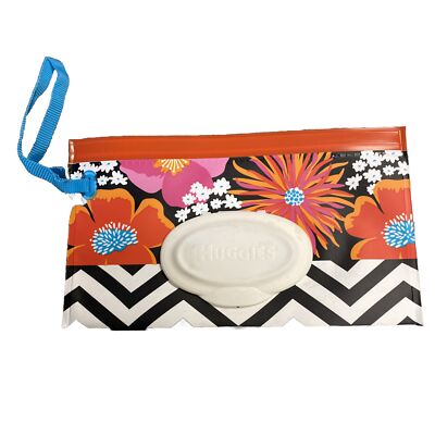 Huggies Clutch N Clean Refillable Pouch Baby Wipes Travel Container  Dispenser