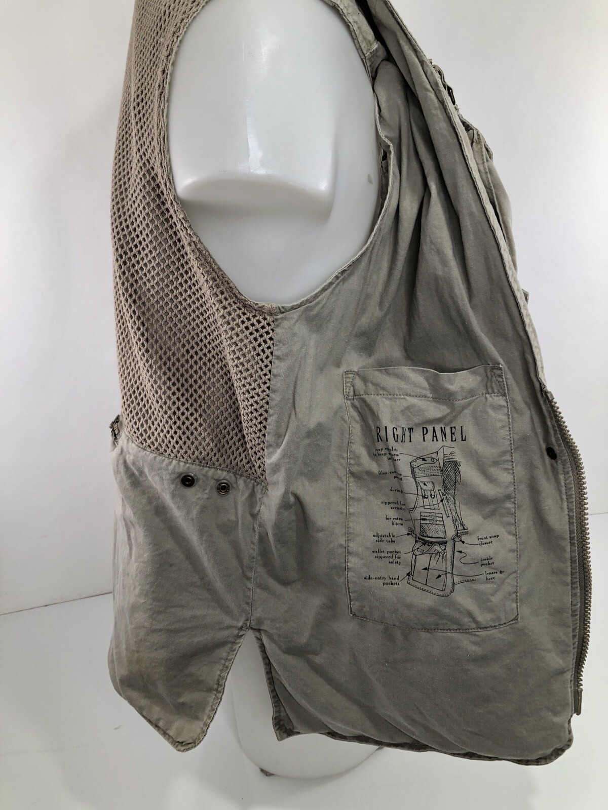 Gilet vintage Banana Republic Safari homme moyen photographie