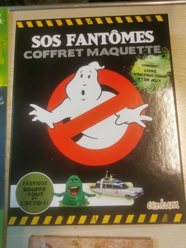GOSTHBUSTERS SOS FANTOMES lot guide chasseur,coffret maquette papier,sitckers - Picture 3 of 6