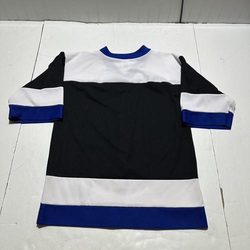 Tampa Bay Lightning Jersey Youth L 14-16 Blue Hockey Jersey USA Made Casual - Picture 9 of 11