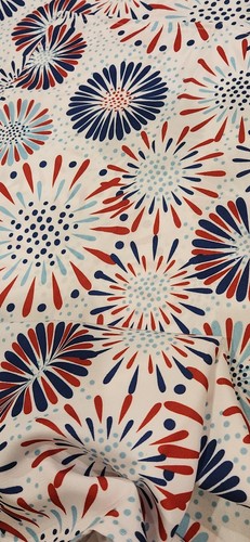 4th of July Isaac Mizrahi Patriotic Americana blau rot Stoff Dinner Servietten - Bild 7 von 8