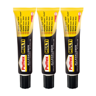 3 x Pattex Multi Alleskleber 20g Alleskleber Kraft Bastel Kleber PAKM1