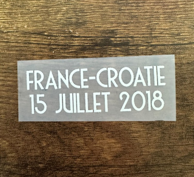 FIFA World Cup Russia 2018 Final game info patch- France