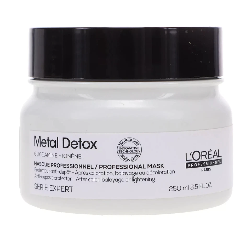 DUO Loreal Serie Expert Metal Detox Shampoo 300ml and Mask 250ml - Image 2 of 4
