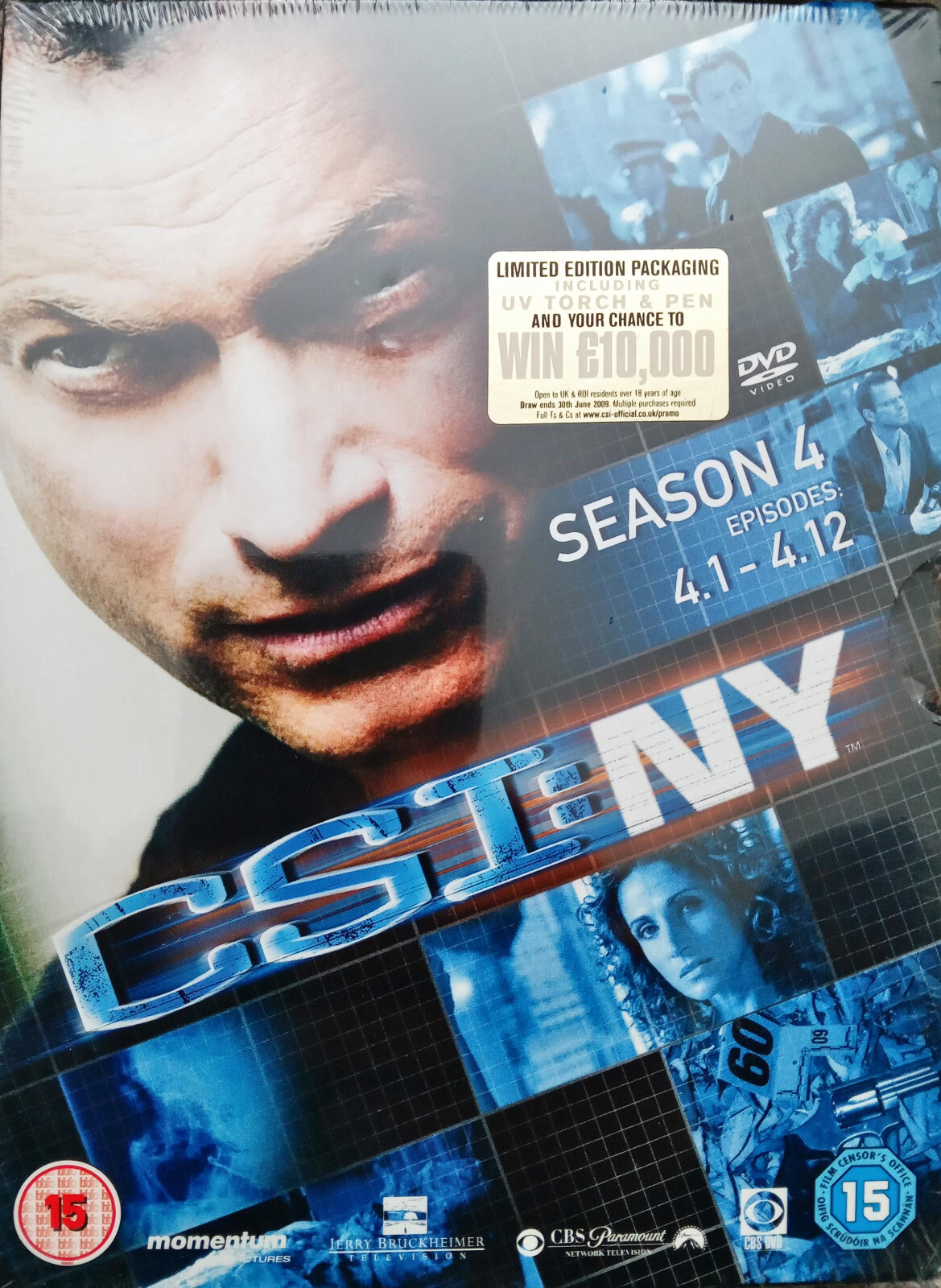CSI Crime Scene Investigation NY New York Season 4 Ltd Edition New + Sealed DVD