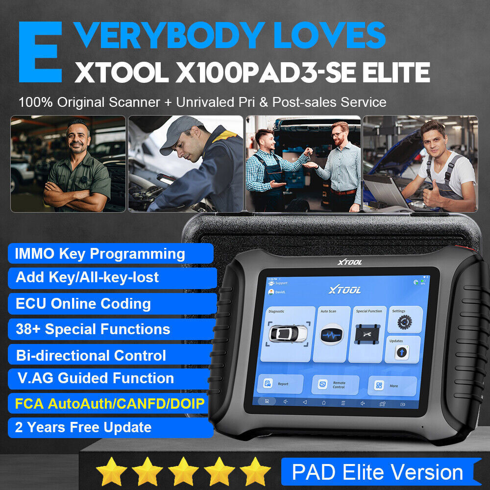 XTOOL X100PAD3 SE V2.0 Auto Key Programming Scanner Diagnostic Tool 38 ...