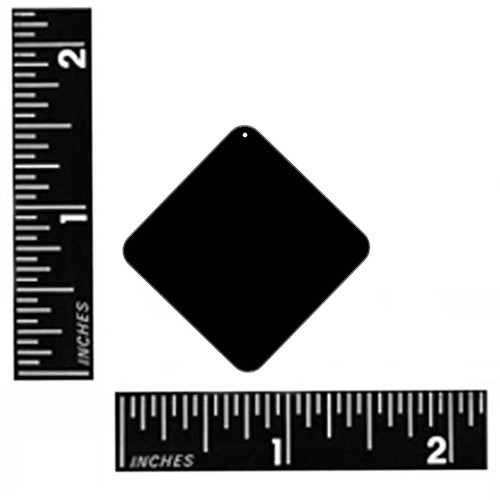 Red Lazersheen Reflective Square Diamond 1.5 inch Couture Sequin Paillettes - Picture 2 of 2