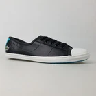 Women's LACOSTE 'Ziane Aur Spw' Sz 6 US Shoes Black Leather | 3+ Extra 10% Off