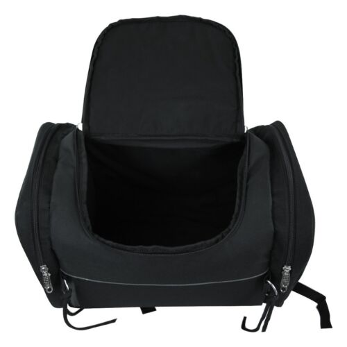 MOTORCYCLE HEAVY DUTY HARD TRUNK TAIL SISSY BAR TRAVEL BAG FOR HARLEY HONDA-UVAB - Picture 3 of 5