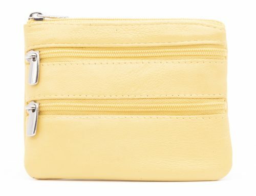 Golunski soft leather 3 zipped coin purse Style 0328 Colour Various New - Picture 5 of 12