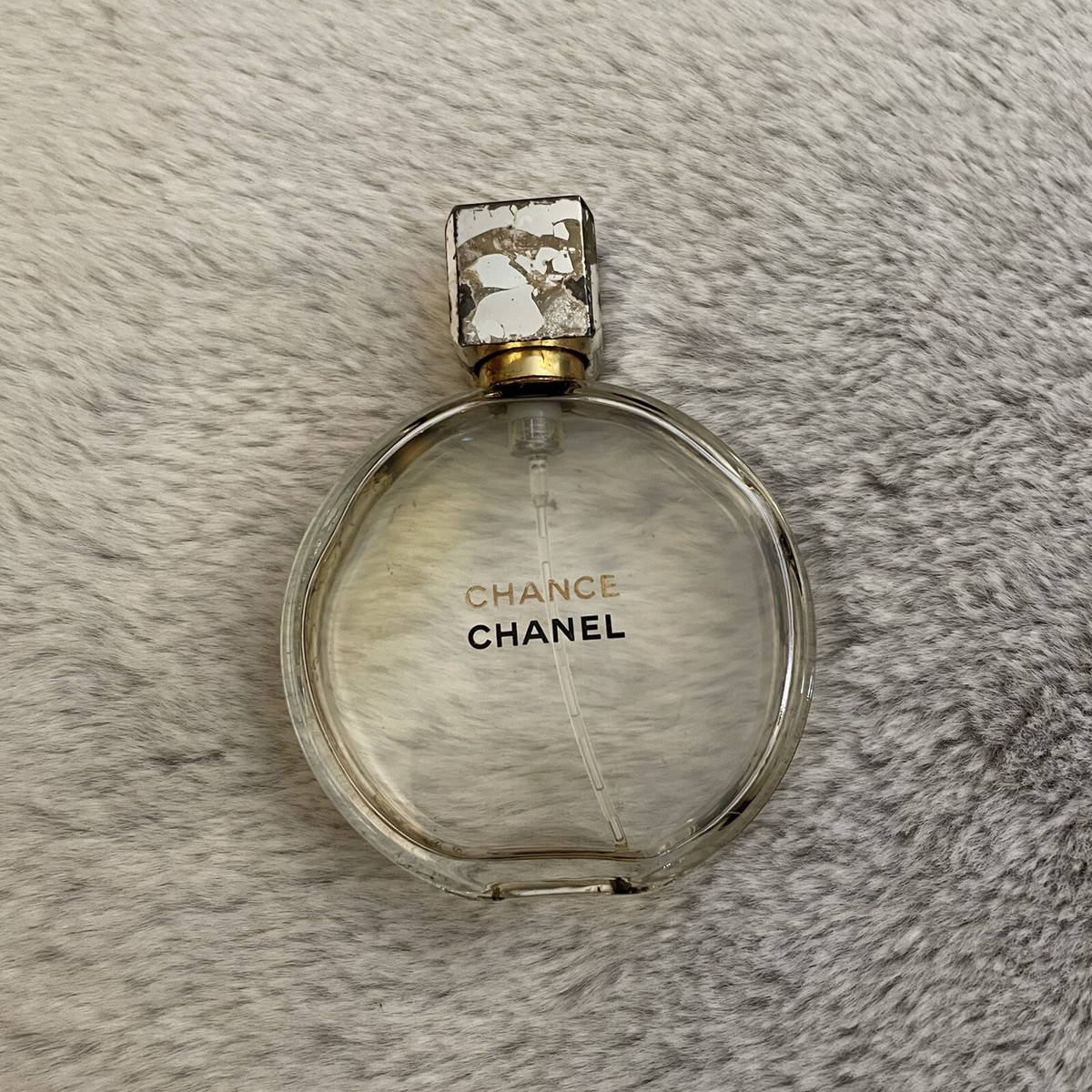 Empty Chanel Chance Perfume bottle 50 ml Made In France