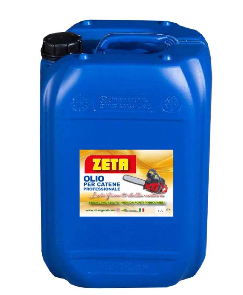 OLIO PER CATENE MOTOSEGA VEGETALE LUBRIFICANTE 20L ANTIGRIPPANTE - DETERGENTE - Immagine 4 di 4
