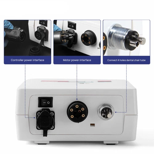 NSK Style Dental Brushless LED Electric Micro Motor/1:5 Increasing Handpiece UPS - Picture 11 of 85