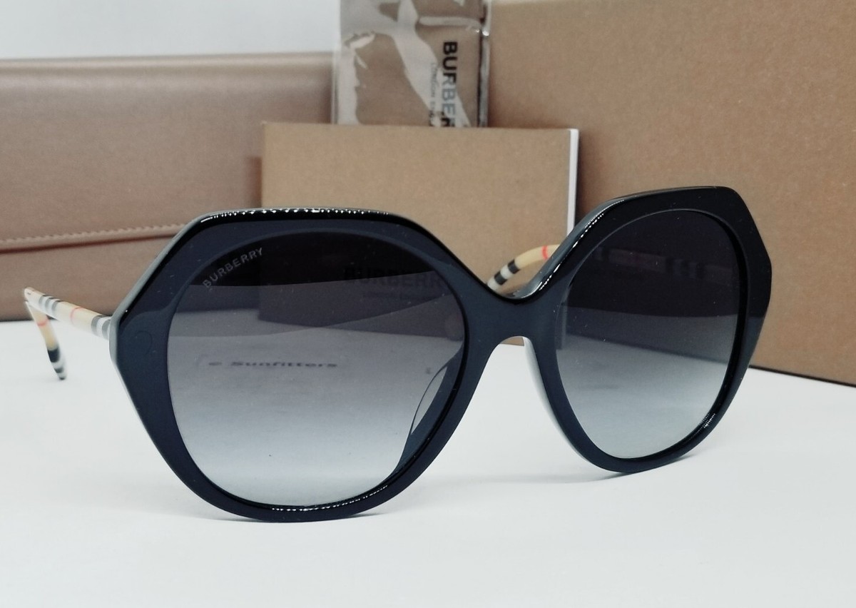 BURBERRY black/grey gradient VANESSA BE4375F 38538G 57 sunglasses
