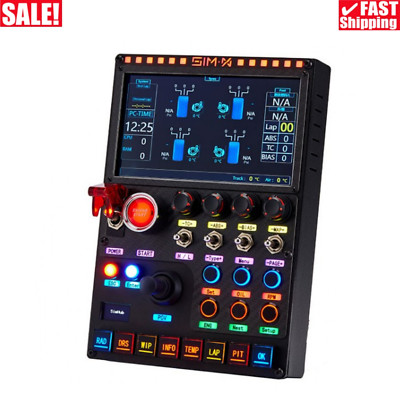 SIMX V7 PRO RGB Button Box Sim Racing Button Box for Thrustmaster Simagic & MOZA