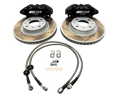 JSR Brake Kit 10.3" Spindle Front Drilled Slotted Rotor Caliper Honda Acura BBK