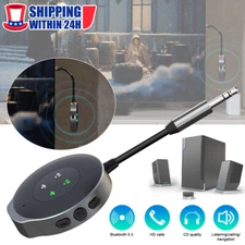 2 in1 Wireless Bluetooth 5.3 Transmitter Receiver Adapter Audio 3.5mm Jack Aux**