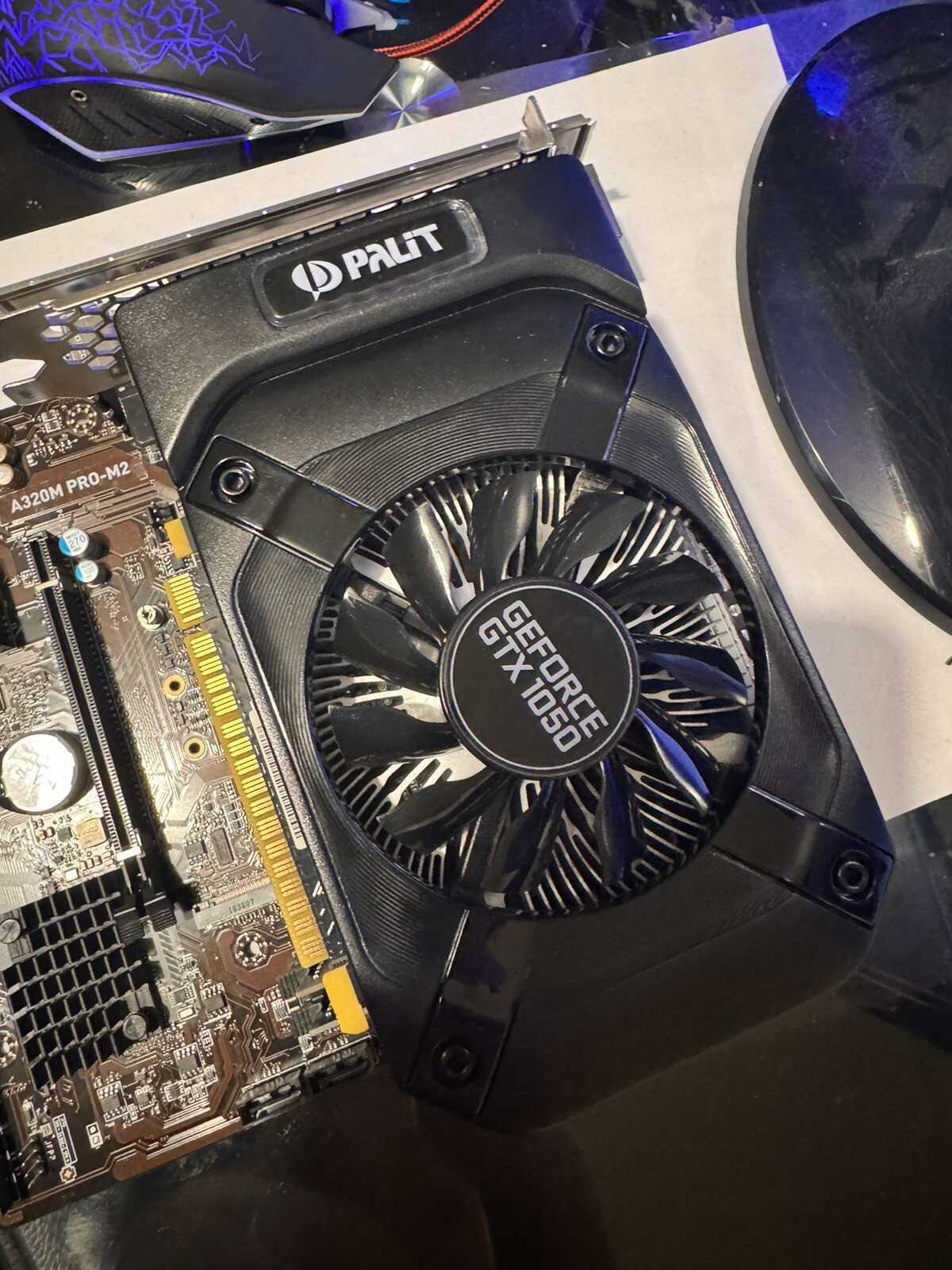 Gaming Motherboard Bundle Msi A320m Pro M.2, Gtx 1050 Gpu, 16gb Ddr4