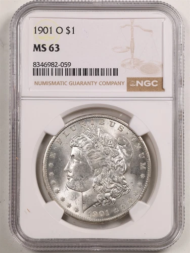 1901-O $1 Morgan Silver Dollar MS63 NGC 8346982-059