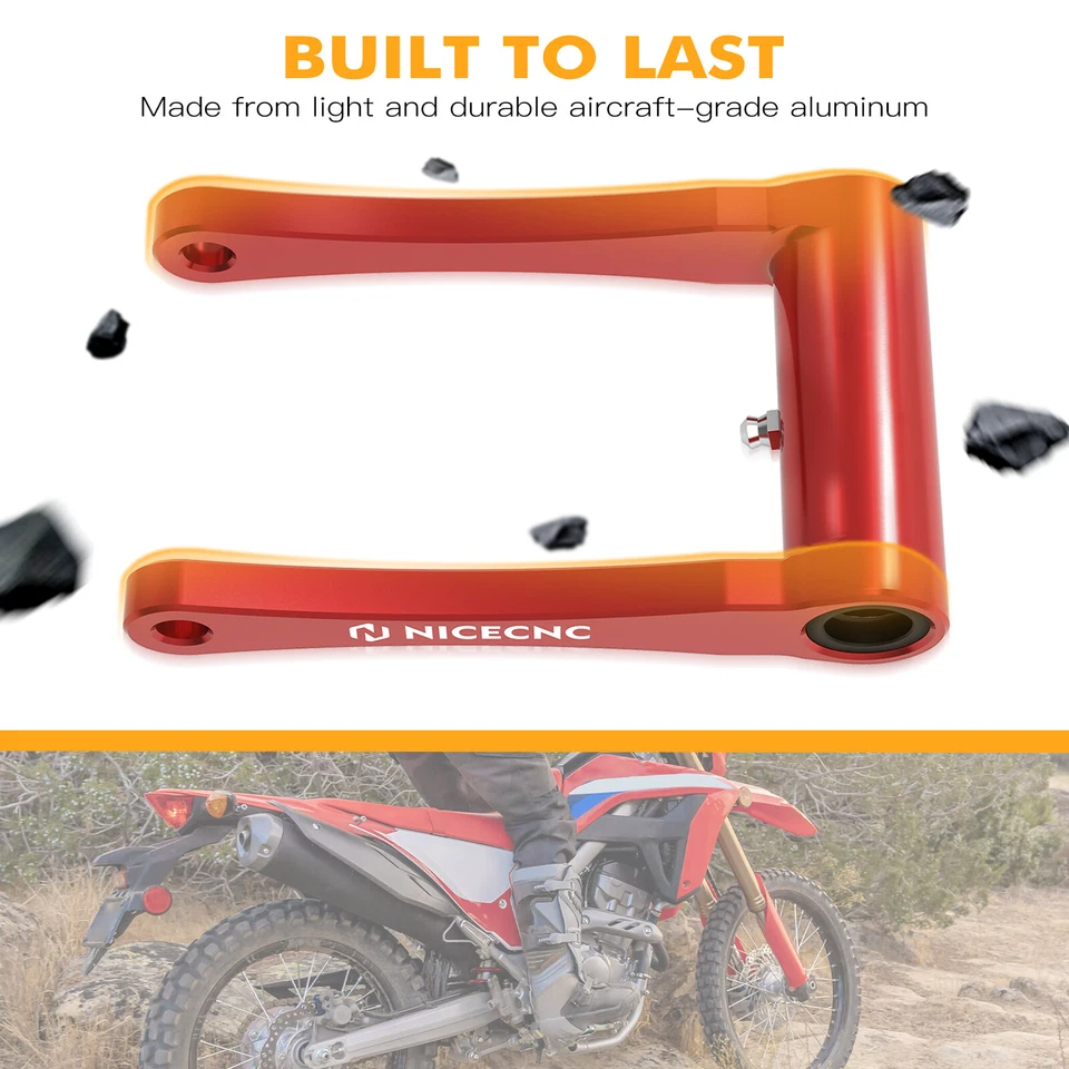CNC Forcellone Sospensione Posteriore Abbassamento Link per Honda CRF300L 2021-2024 - Immagine 3 di 4