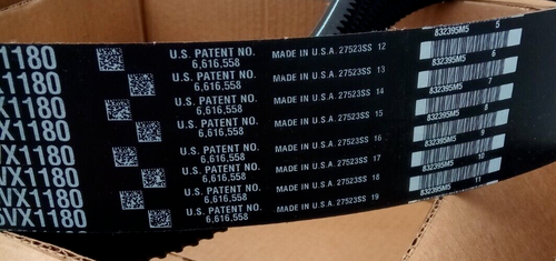 Gates Super HC Molded Notch Powerband V-Belt 5VX1180 - Picture 5 of 15