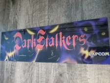 Vintage original Dark Stalkers by Capcom Arcade Marquee