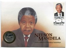 South Africa Nelson Mandela Presidential Inauguration 1994 FDC Proof 5R German