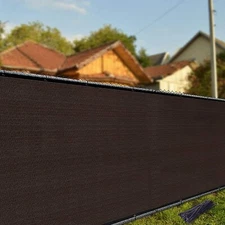 iCover Privacy Screen Fence, Garden Windscreen Mesh Shade Sail Net Barrier