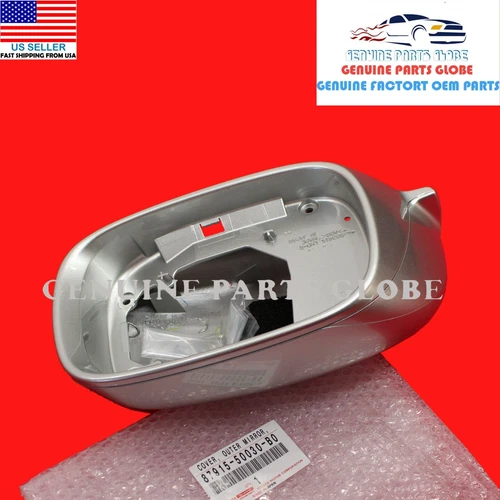 GENUINE LEXUS 01-03 LS430 PASSENGER OUTER SILVER 1C0 MIRROR COVER 87915-50030-B0