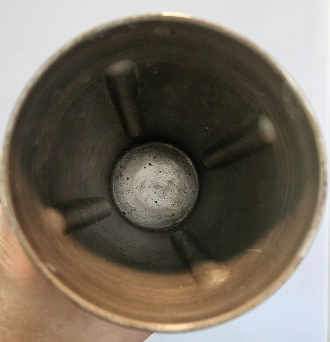 Vintage Unbranded Silver Metal Stainless Blender Mixer Cup had killer shakes - Picture 2 of 3