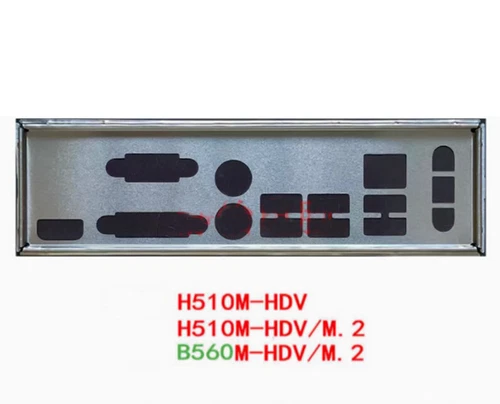 Shield I/O IO Backplate For ASRock H510M-HDV/M.2 Motherboard