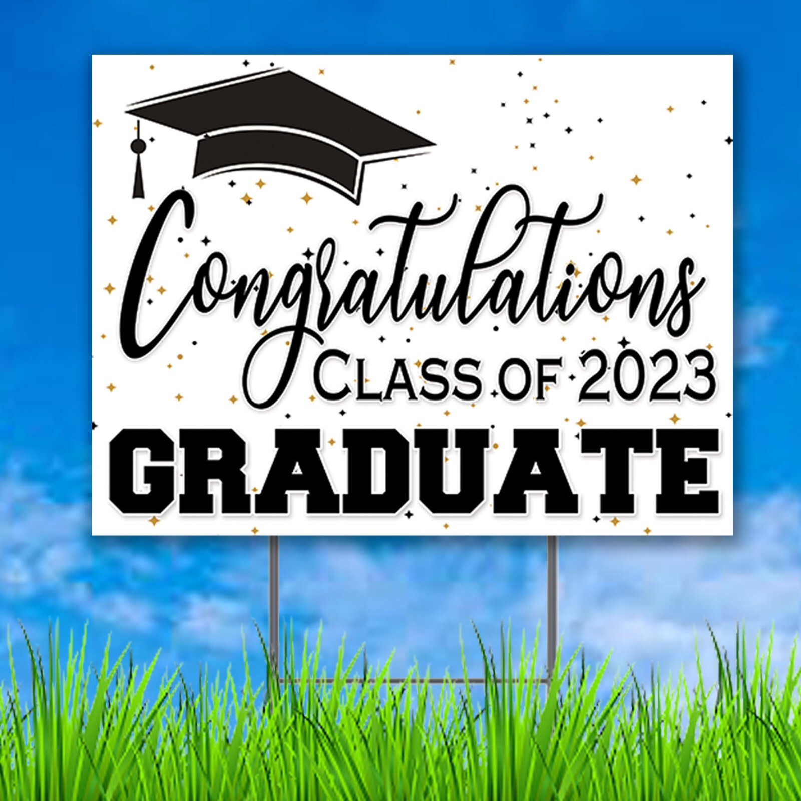 Congratulations Class of 2023 Graduation Yard Sign | eBay